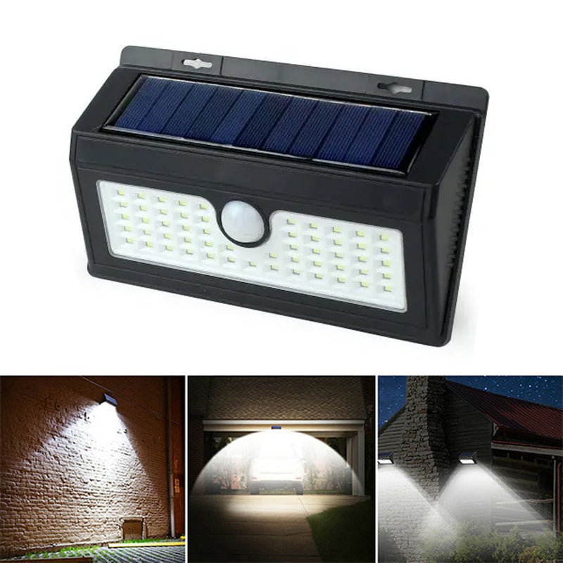 CRONY 2638A SH-52ALED Solar Powered LED Wall Light Solar Powered Solar Cell COB Wall Lamp - Edragonmall.com