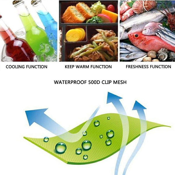 CRONY 42L Delivery package C Insulation Refrigerator Cake Takeaway Box Waterproof Cooler Bag Thermal Delivery Bags For Food - Edragonmall.com