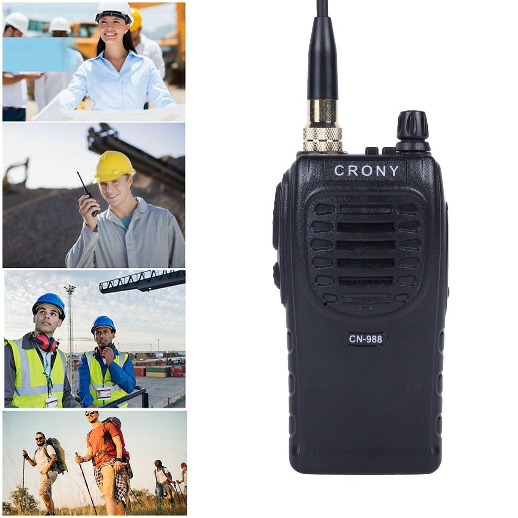 Crony 5W CN-988 Handheld Long Distance UHF/VHF Walkie Talkies Two-way Radios - Edragonmall.com