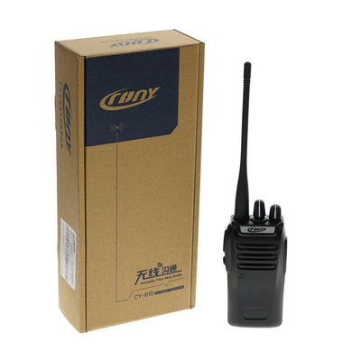 Crony 5W CY-810 Professional Walkie Talkies, Best Portable Handheld Civilian Two Way Radio Black - Edragonmall.com