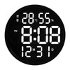CRONY 6620 Wall clock 12 Inch LED Large Number Digital Wall Clock Temperature And Humidity Electronic Clock Modern Design Decoration Home Office clock 6620 - Edragonmall.com
