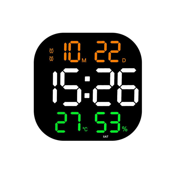 CRONY 6632 Living room countdown timer gym wall clock led acrylic decoration creative large electronic clock wall hanging - Edragonmall.com