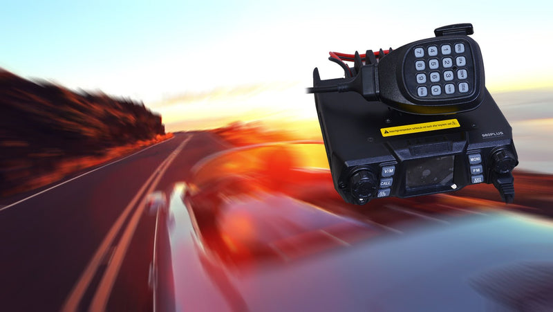 CRONY 75W CN-980plus walkie-talkie by car intercom Wireless Transceiver Voice Activated Walkie Talkie 100Km Range car radio - Edragonmall.com