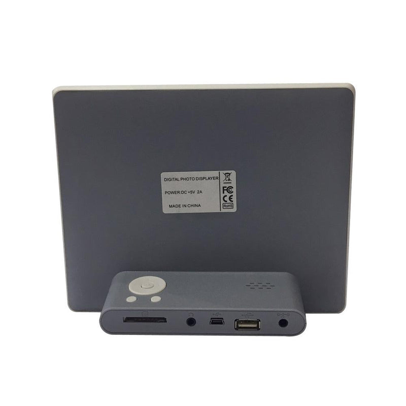Crony 7inch Photo Frame 10GB Storage Supports Remote Control Player Stereo MP3 Time-2 - Edragonmall.com