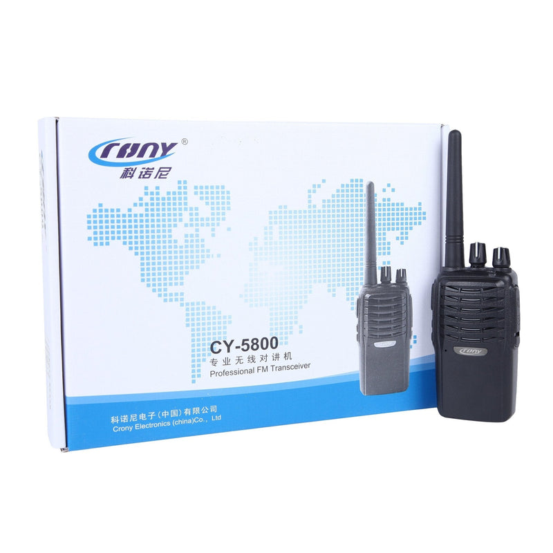 CRONY CY-5800 7W Walkie Talkie 2 Pack, 6–10KM Long Range Two-Way Radio for Outdoor Camping, Hiking & Desert