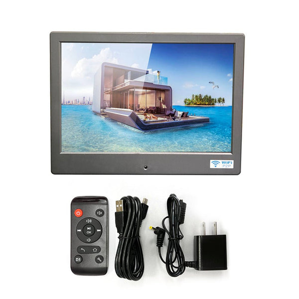 CRONY 8inch Photo Frame Digital Picture Frame Digital Photo HD Video Frame And USB Card Playback Infrared Remote Control - Edragonmall.com