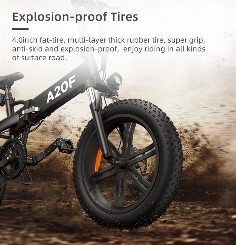 A20F Endurance ADO Bike Electric bicycles ADO E-bike Electric Folding Bicycle Electric range 70km