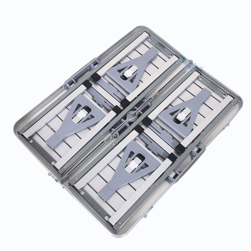 Crony Aluminum Picnic Table Lightweight Fold-Up Picnic Table - Edragonmall.com