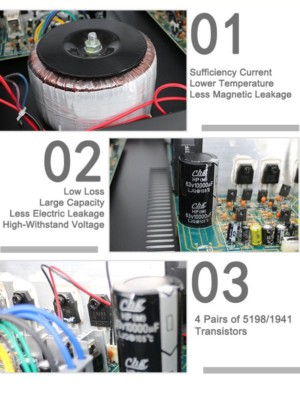 CRONY AV8600 Professional system Amplifier with BT sound system power amplifier home audio amplifier 120w with coaxial and optical input - Edragonmall.com