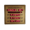 CRONY AZ-2325 AZ-2325A Islamic Prayer Times Clock Digital LED Slim LED Clock Auto Azan Clock for Muslim - Edragonmall.com
