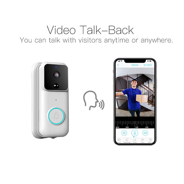 CRONY B06 FHD 1080P Smart Home Video Doorbell home WIFI video intercom remote simple small home easy to install doorbell - Edragonmall.com