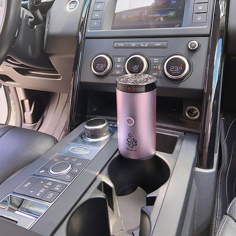 Crony B50 Car Bukhoor Usb Type-C Power Bakhoor Rechargeable | Rose gold - Edragonmall.com