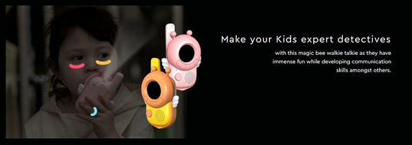 CRONY  Bee Kids walkie-talkie Magic Little Bee Intercom Walkie Talkie Kids Toy