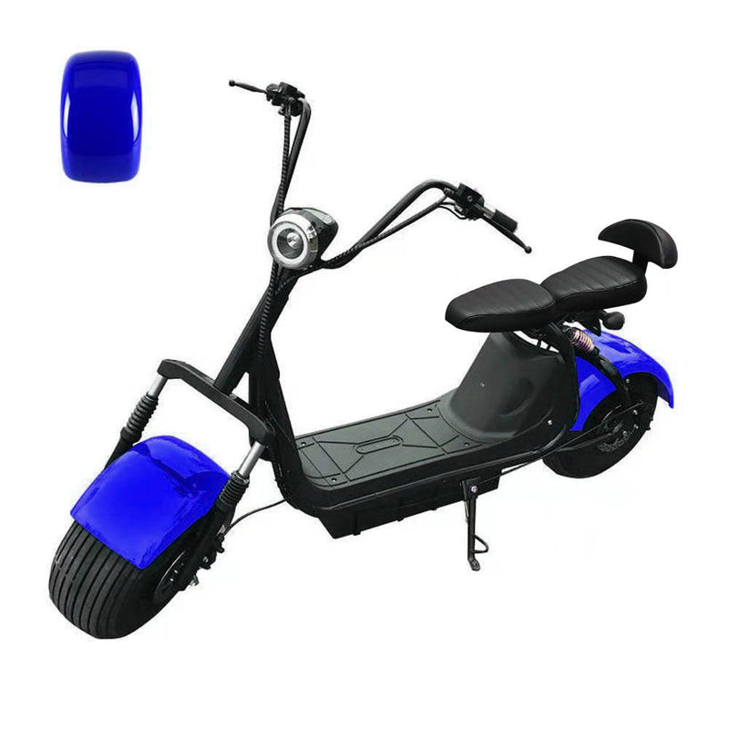 CRONY Big Harley BT Speaker tyre Double Seat 2 wheel Electric motorcycle | BLUE - Edragonmall.com
