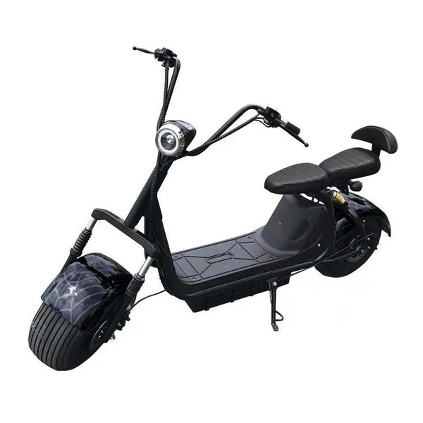 CRONY Big Harley BT Speaker tyre Double Seat 2 wheel Electric motorcycle | BLUE - Edragonmall.com