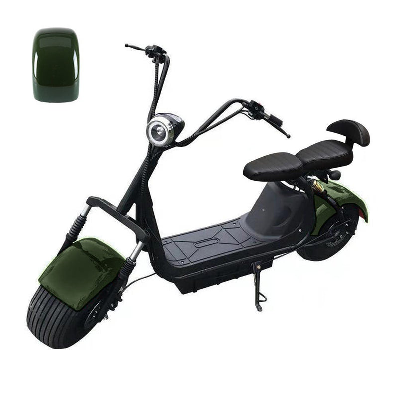 CRONY Big Harley BTSpeaker tyre Double Seat 2 wheel Electric motorcycle | Green - Edragonmall.com