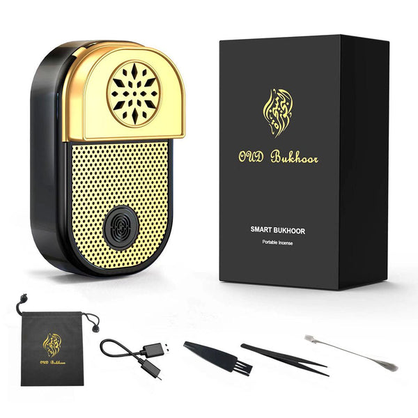 CRONY BK-28 Bukhoor Mini Car Incense Bakhoor Burner Rechargeable - Edragonmall.com