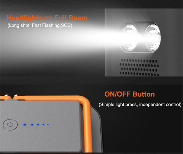 CRONY BS100 Portable Power Station 45000mAh outdoors camping travel hunting emergency battery 100w portable power generator emergency - Edragonmall.com