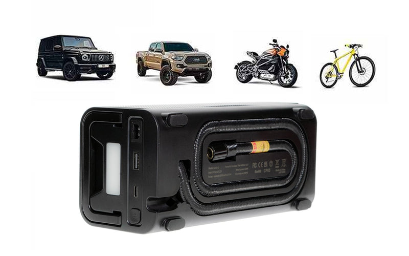 CRONY C0504028-2 Portable Powerful Cordless Electric Tire Inflator - Edragonmall.com