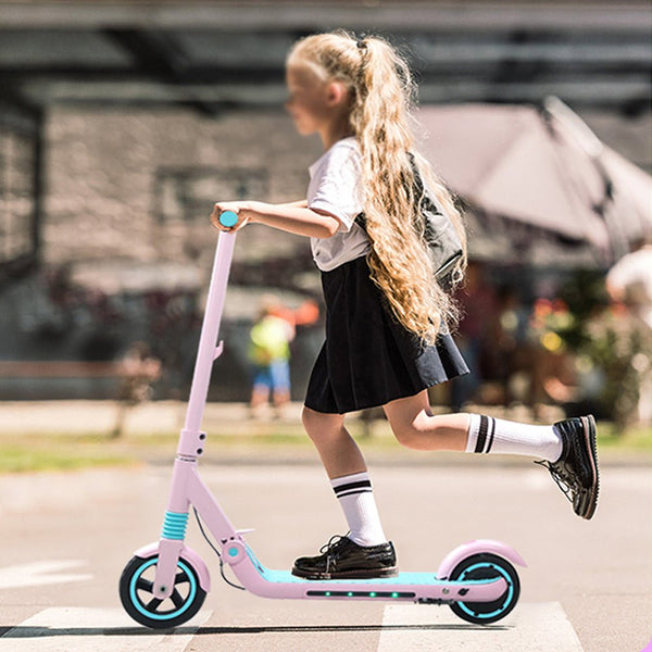 CRONY C4 XM 12KM/H Children Aluminium Folding electric scooter for children/Blue - Edragonmall.com