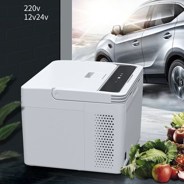 CRONY Car Refrigerator 10L Cold and Hot C10/DC/AC car cooler portable compressor small refrigerator - Edragonmall.com