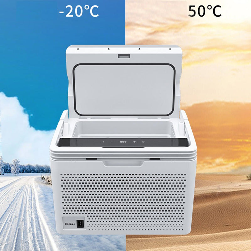 CRONY Car Refrigerator 10L Cold and Hot C10/DC/AC car cooler portable compressor small refrigerator - Edragonmall.com