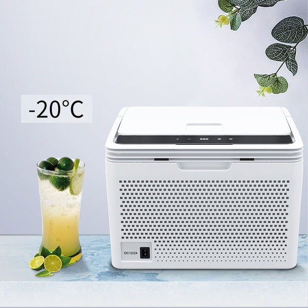 CRONY Car Refrigerator 10L Cold and Hot C10/DC/AC car cooler portable compressor small refrigerator - Edragonmall.com