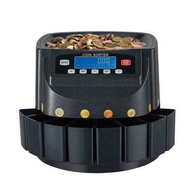 CRONY CN-550 Coin counting machine LCD screen coin sorting machine Export coin counting machine Banknote Verifiers Money Counter - Edragonmall.com