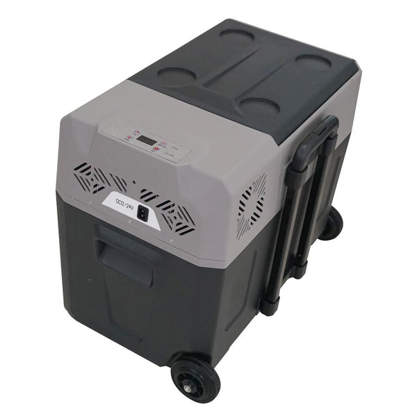 CX50/DC/AC Car Refrigerator With Drawbar 50L Truck Portable Freezer Cooler no battery