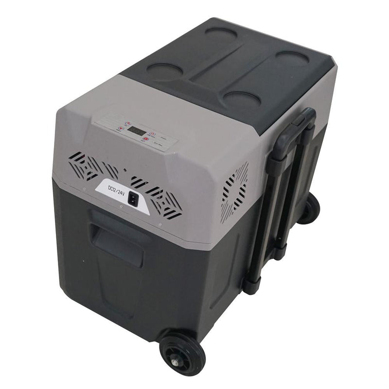CX50/DC/AC Car Refrigerator With Drawbar 50L Truck Portable Freezer Cooler no battery
