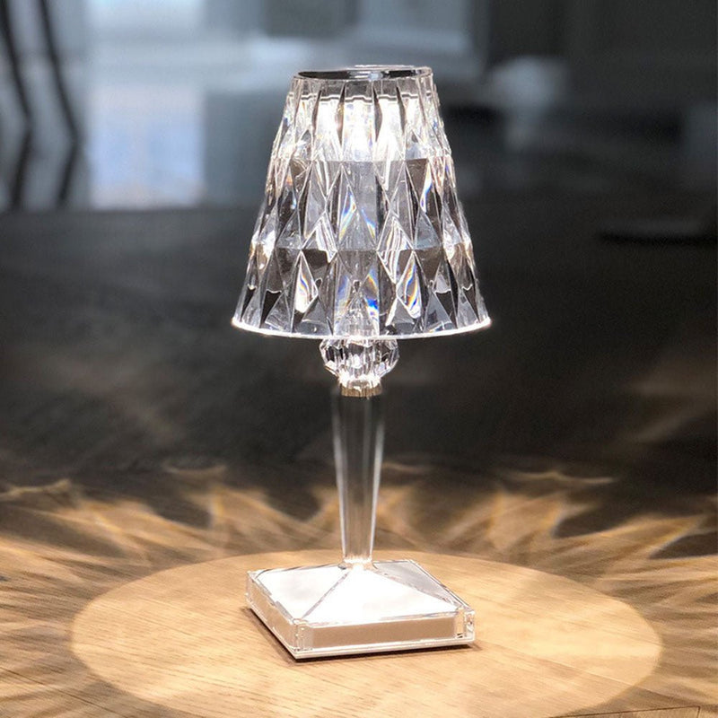 CRONY Diamond lamp 16 color RGB touch color + remote and recharge Crystal Diamond Table Lamp - Edragonmall.com