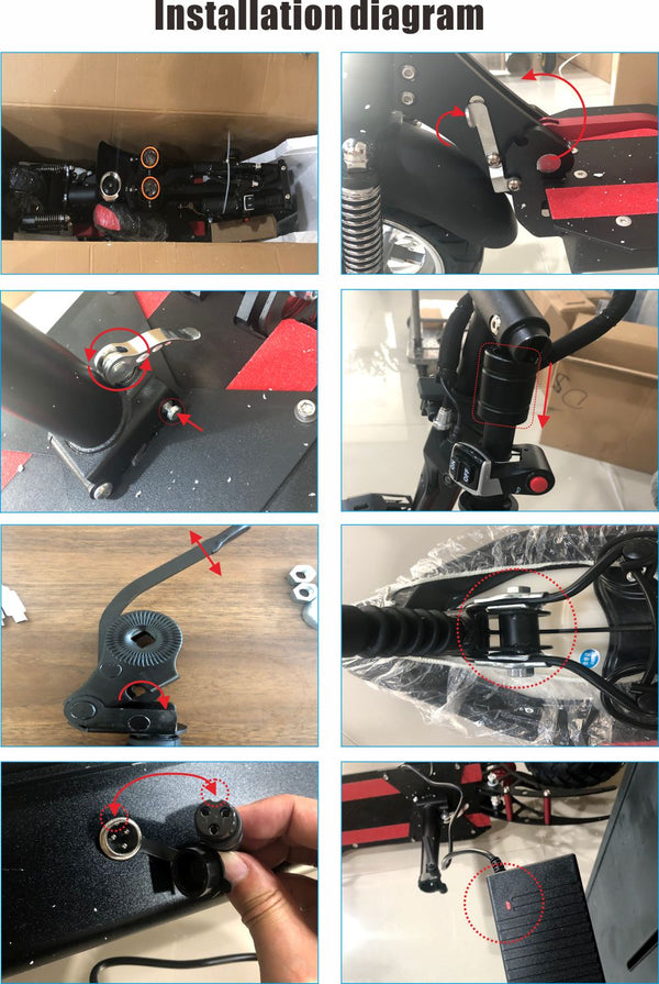 CRONY DK-10 Max speed 85Km/H Dual Drive High Speed electric Scooter For Outdoor Road - Edragonmall.com