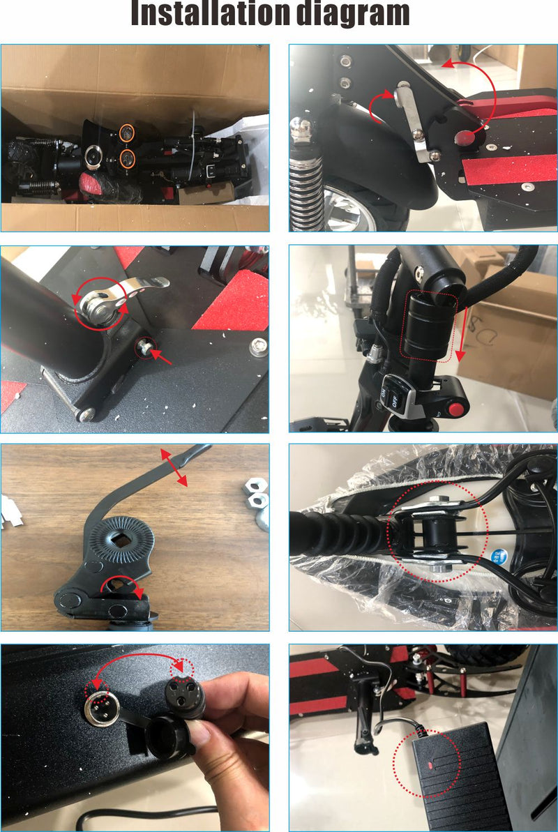 CRONY DK-10 Max speed 85Km/H Dual Drive High Speed electric Scooter For Outdoor Road - Edragonmall.com