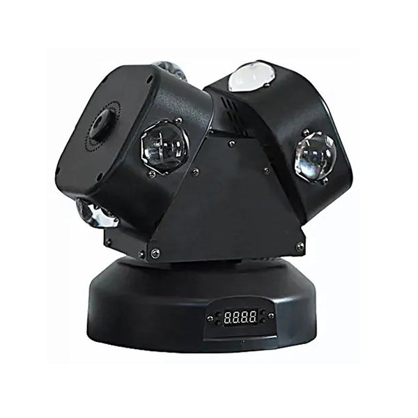 Double-ended ball rolling LED With laser 8X10W RGBW 4in1 LED Moving Head Beam Light Rotation Double Arms beam light For DJ Party