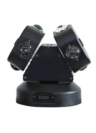 Double-ended ball rolling LED With laser 8X10W RGBW 4in1 LED Moving Head Beam Light Rotation Double Arms beam light For DJ Party