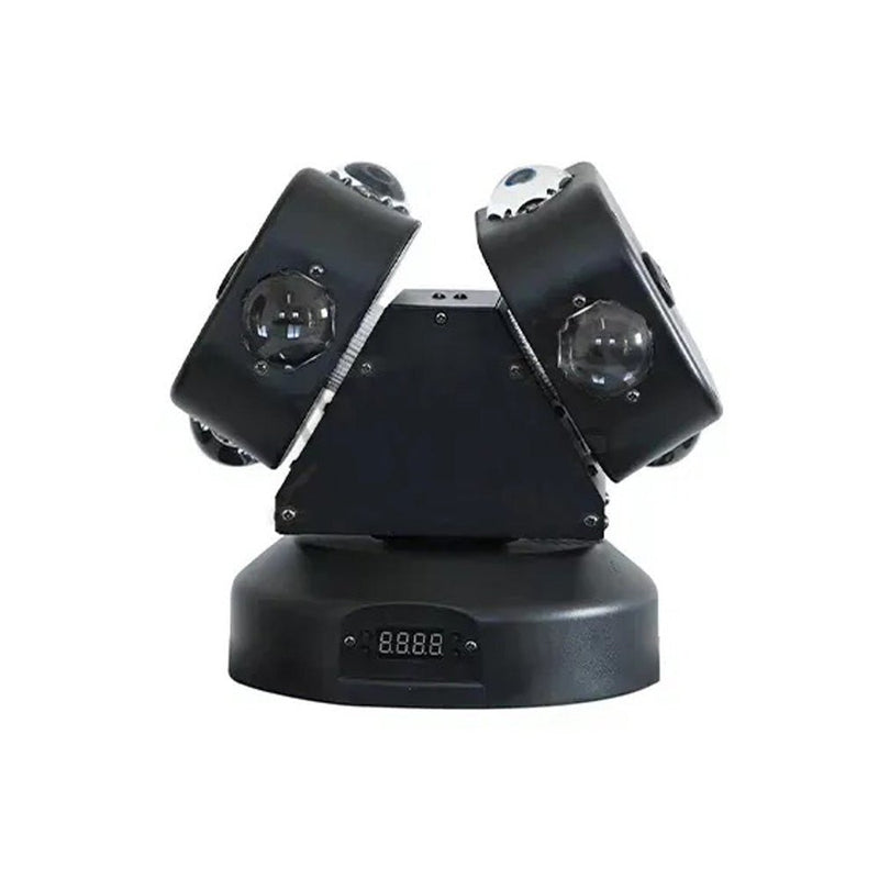 Double-ended ball rolling LED With laser 8X10W RGBW 4in1 LED Moving Head Beam Light Rotation Double Arms beam light For DJ Party