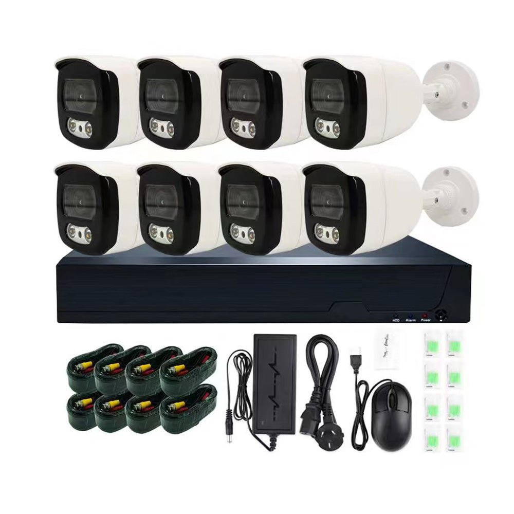 CRONY DVR KIT 8ch Full HD Outdoor Waterproof Camera DVR Kit Combo Cctv Camera Kit - Edragonmall.com