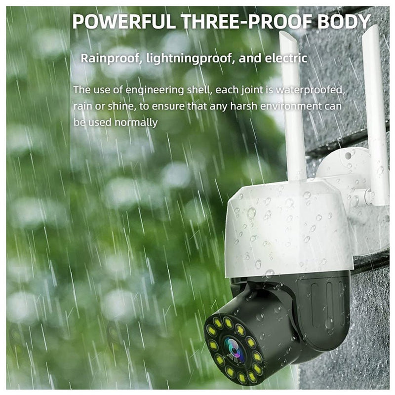 CRONY EC131 Full color night vision 1.5 inch ball machines 4X Camera WiFi Camera AI Human Detection Audio 1080P Wireless Security CCTV Cameras - Edragonmall.com