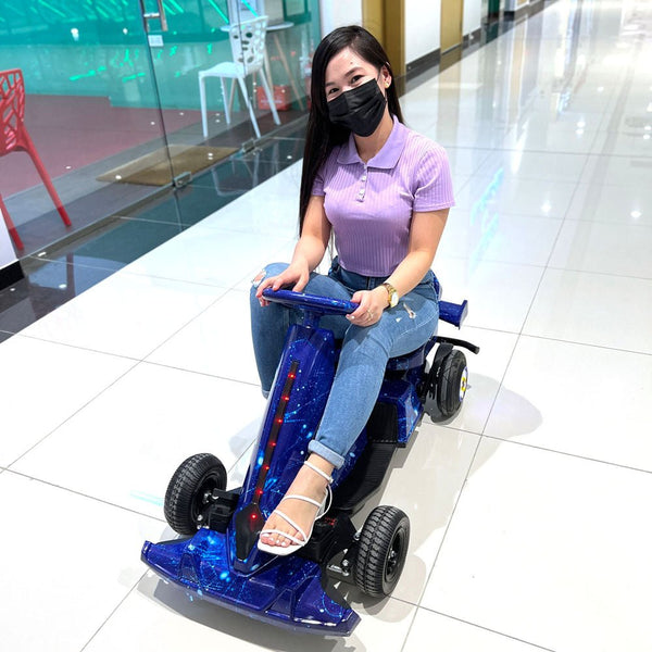 CRONY Electric go-kart Children's Electric Kart Amusement Equipment Detachable Drift Kart Electric Scooter - Edragonmall.com