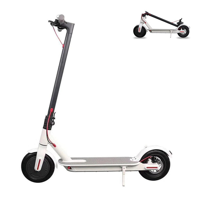 CRONY  Electric Scooter M365 Aluminium Alloy Folded 8.5 Inch tires White