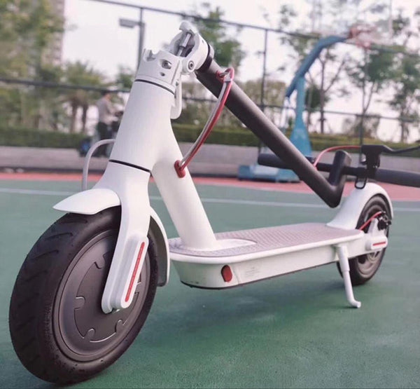CRONY  Electric Scooter M365 Aluminium Alloy Folded 8.5 Inch tires White