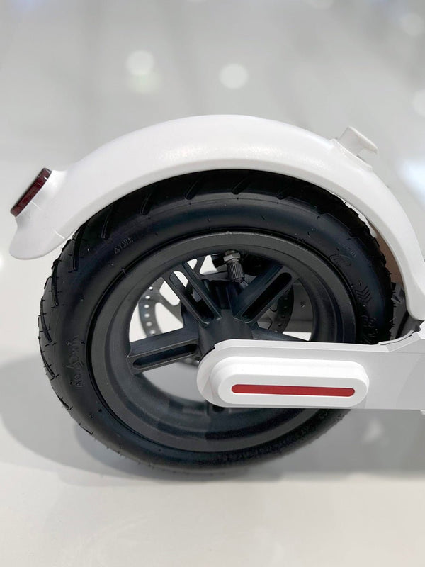 CRONY M365 Electric Scooter with 250W Motor 36V Battery App Connectivity 25-45 KM/H Speed Quick Easy Folding Rear Disc Brake | White