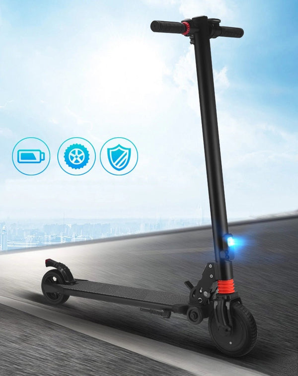 CRONY Electric Scooter S6 Aluminium Alloy Folded 6.5 Inch tires | White - Edragonmall.com