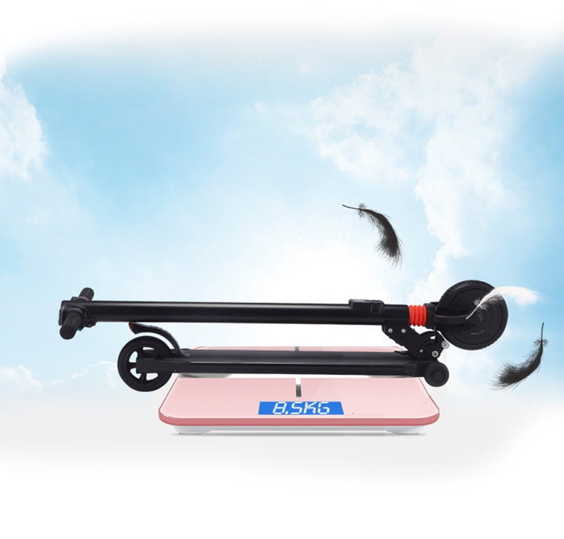 CRONY Electric Scooter S6 Max Speed up to 25 KM/H 15-20 KM Long-range distance Aluminium Alloy Folded 6.5 Inch tires | Black - Edragonmall.com