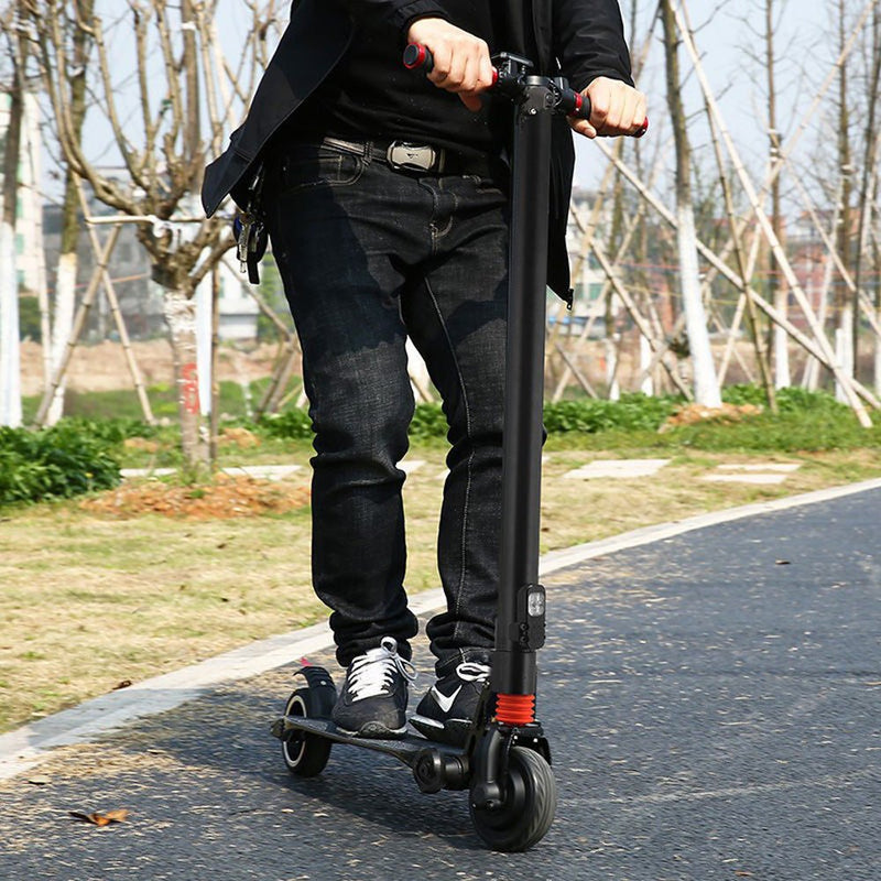 CRONY Electric Scooter S6 Max Speed up to 25 KM/H 15-20 KM Long-range distance Aluminium Alloy Folded 6.5 Inch tires | Black - Edragonmall.com