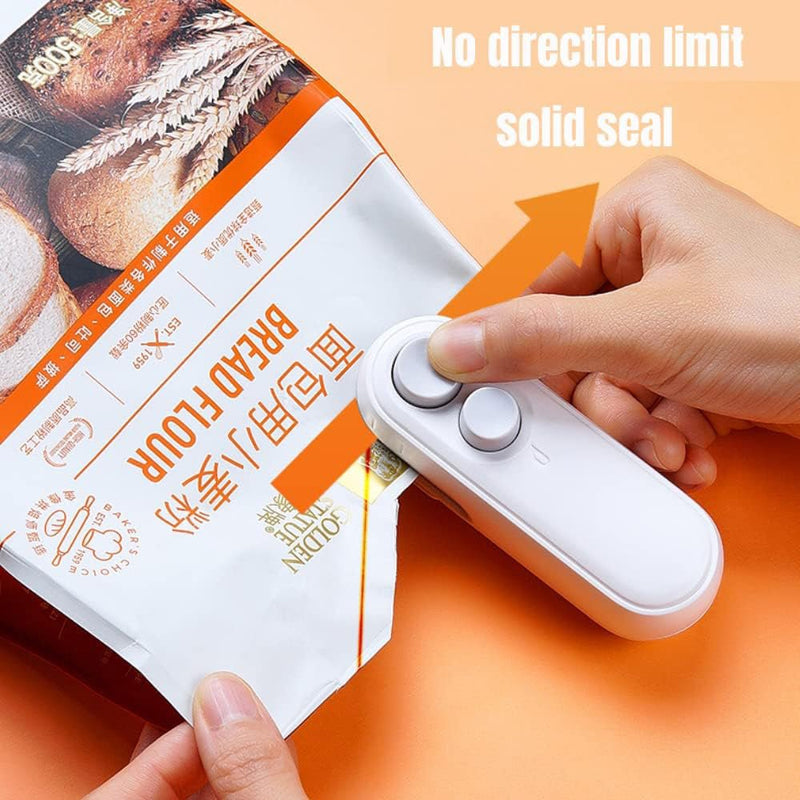 F2 Dual purpose mini sealer Mini Bag Sealer 2 in 1 Seal Cutter Heat Sealers USB Charging Portable Bag Resealer