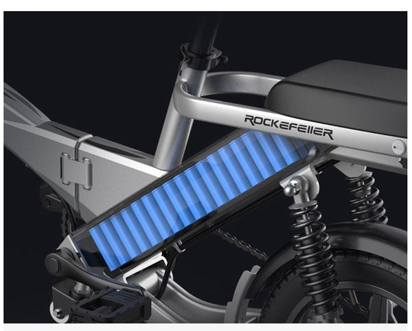 CRONY  F3 Electric Folding Bike 14 inch folding electric bicycle mini battery car small electric car instead of lithium battery