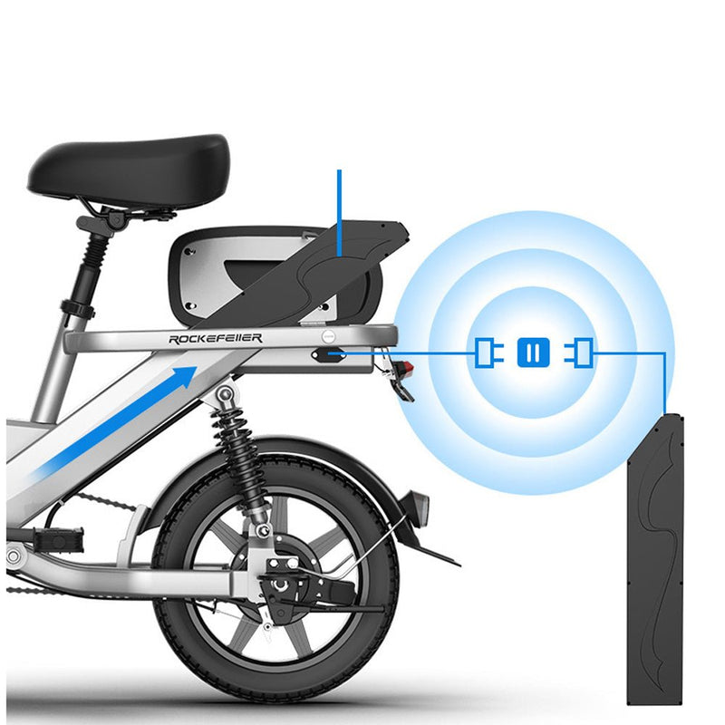 CRONY  F3 Electric Folding Bike 14 inch folding electric bicycle mini battery car small electric car instead of lithium battery