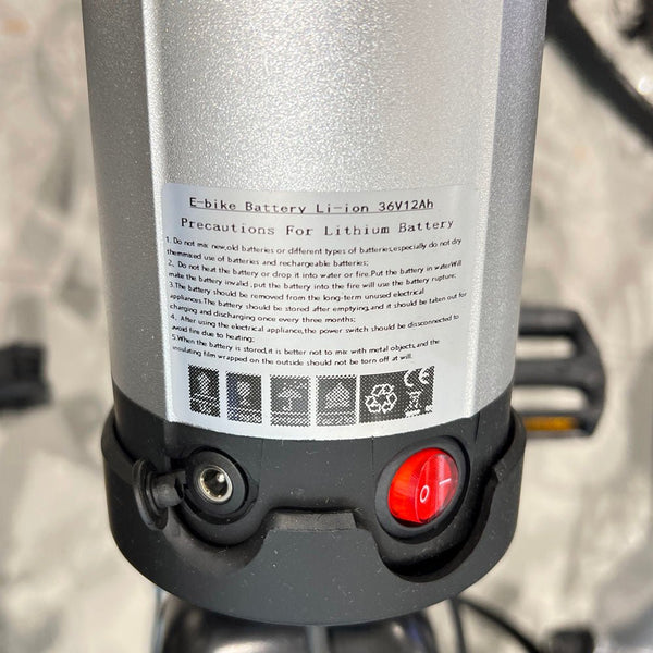 CRONY FB-EM028 26-inch Fold Electric Bike 36V Lithium Battery Powerful Sand Ebike | Red - Edragonmall.com