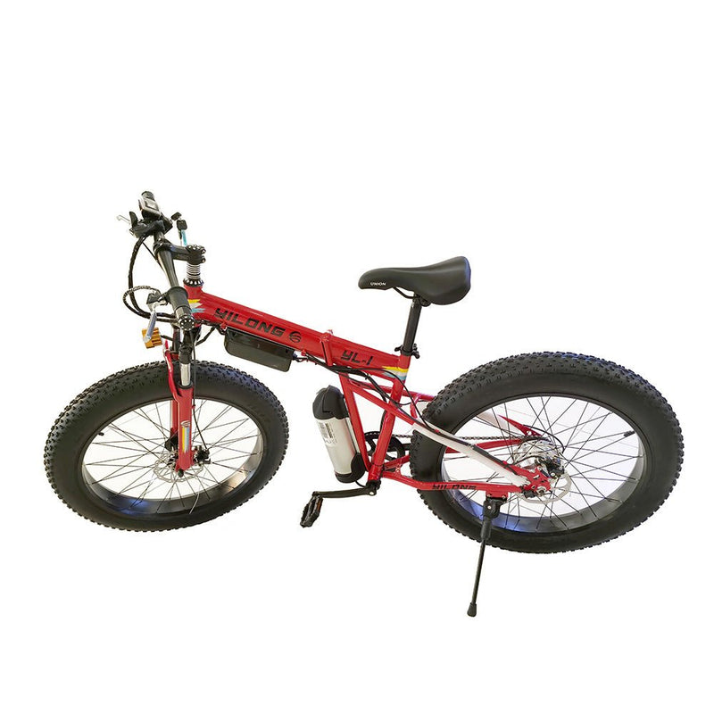 CRONY FB-EM028 26-inch Fold Electric Bike 36V Lithium Battery Powerful Sand Ebike | Red - Edragonmall.com